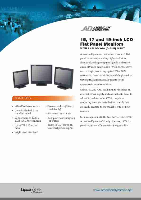American Dynamics Computer Monitor 17 and 19-inch-page_pdf